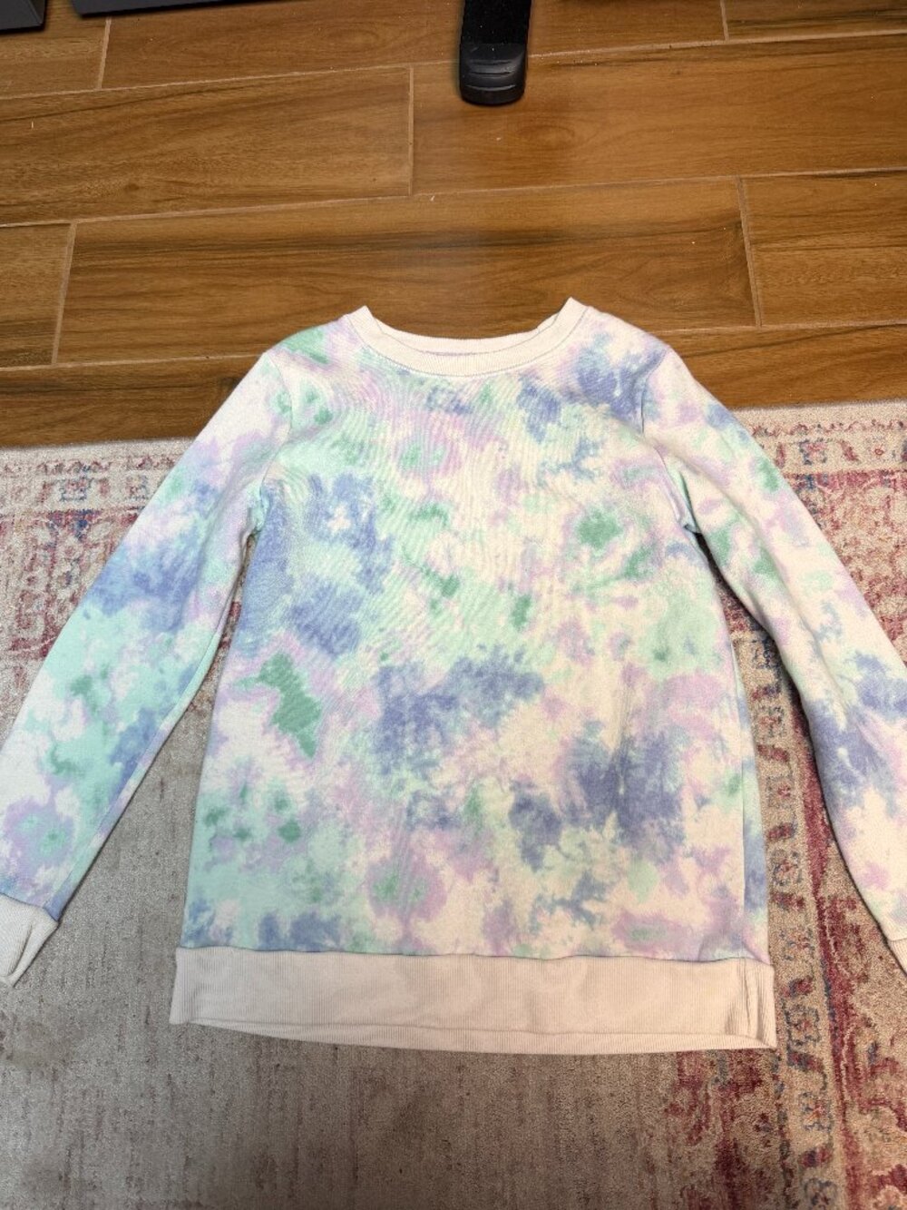 Cat & Jack Girls Tie Dye Sweatshirt Size Large (10/12 Years) In Great Shape!!